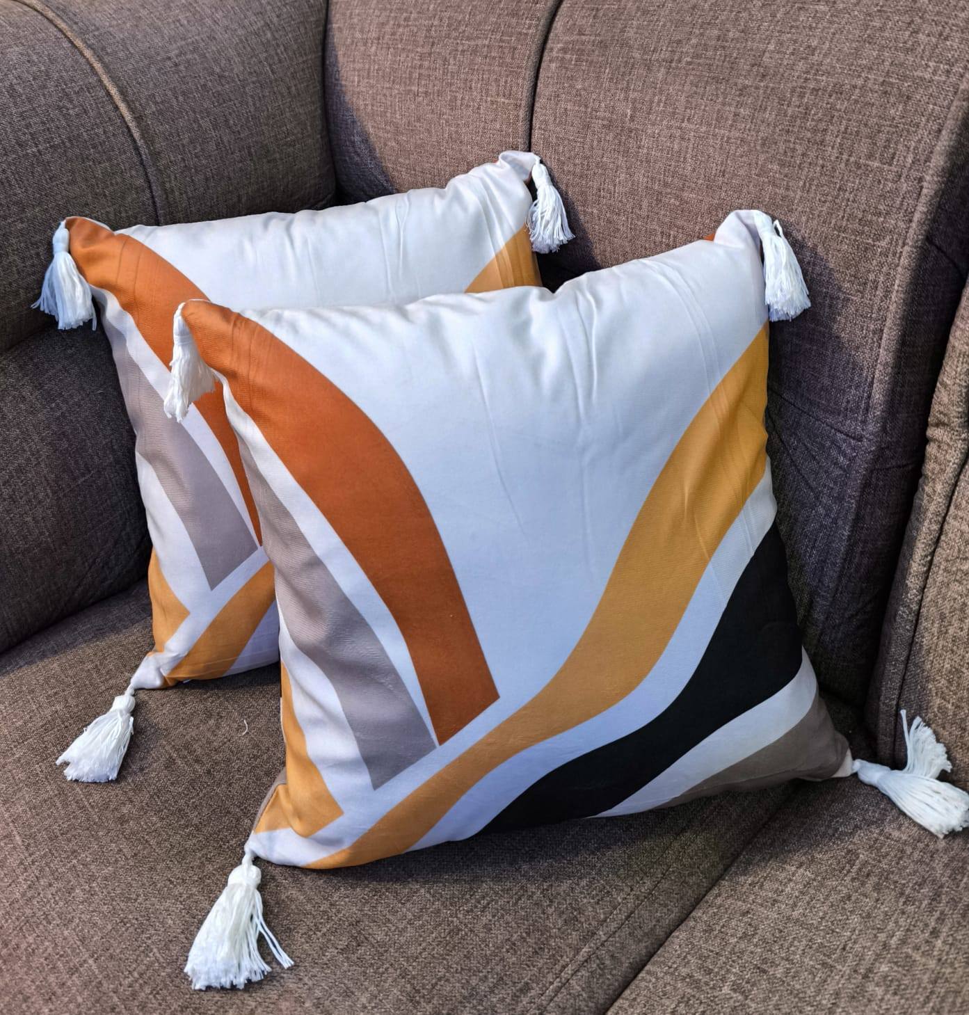 Decorative Elegant Throw Pillow Cases Only 2Pcs