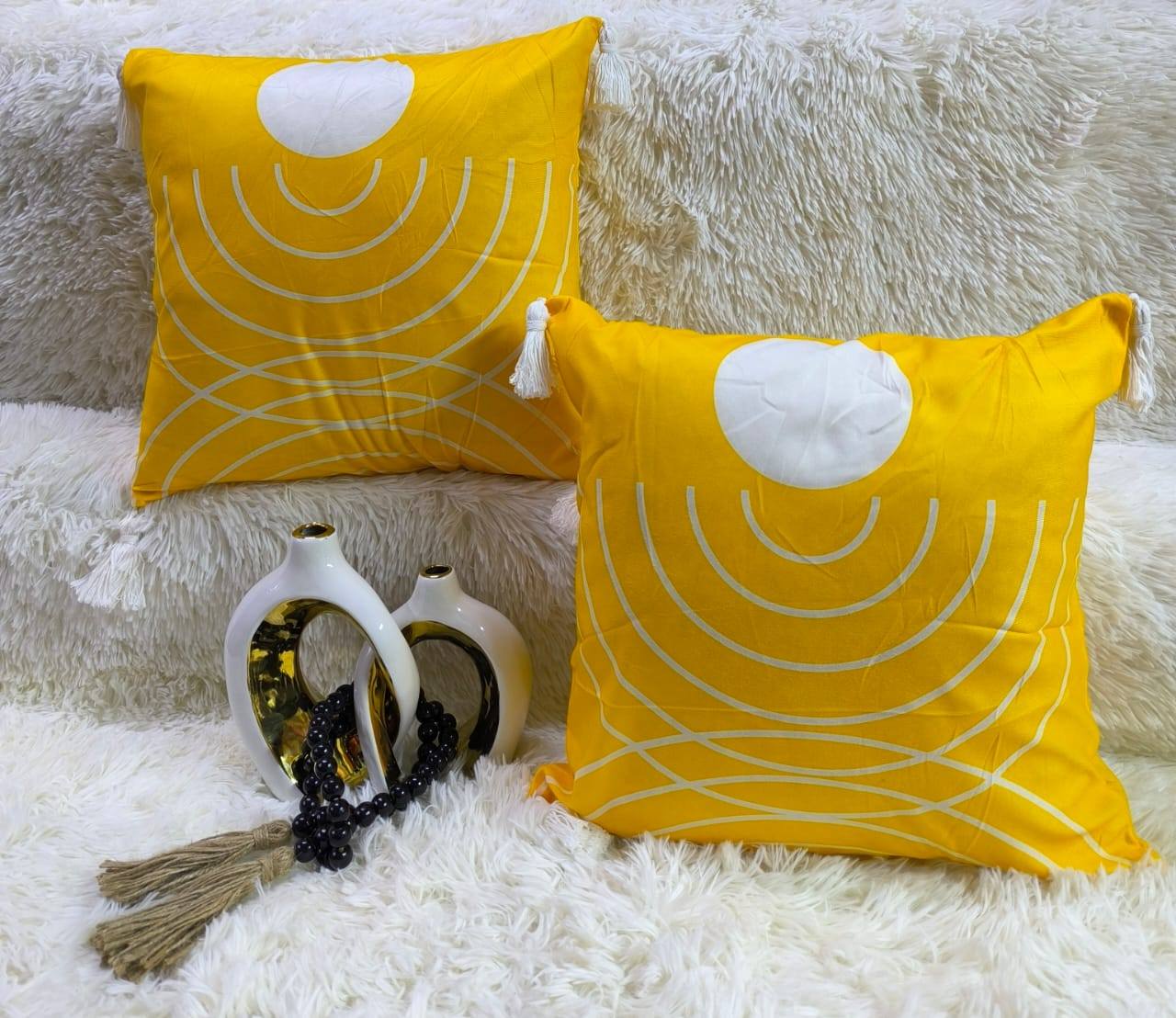 Decorative Elegant Throw Pillow Cases Only 2Pcs