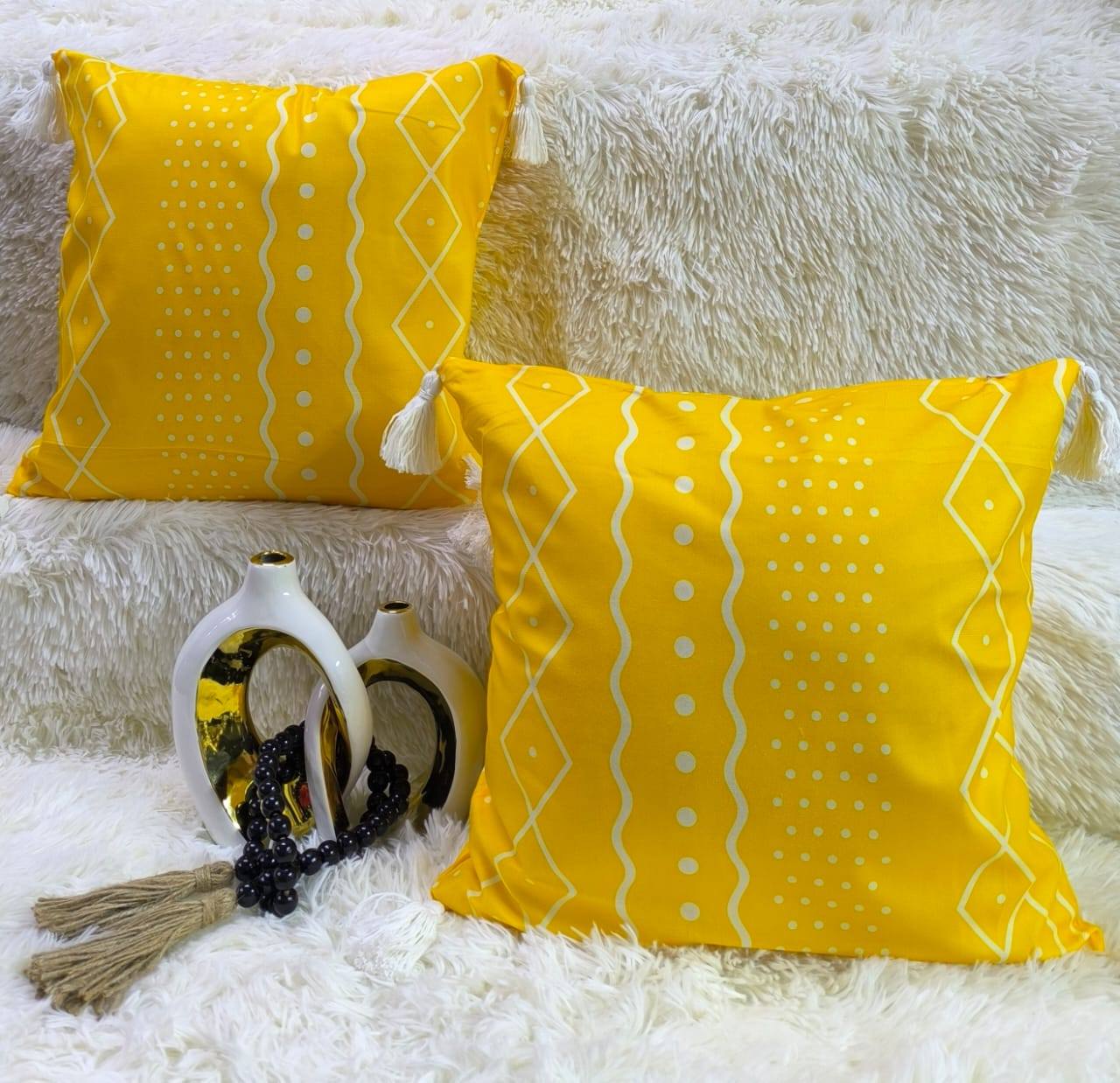 Decorative Elegant Throw Pillow Cases Only 2Pcs