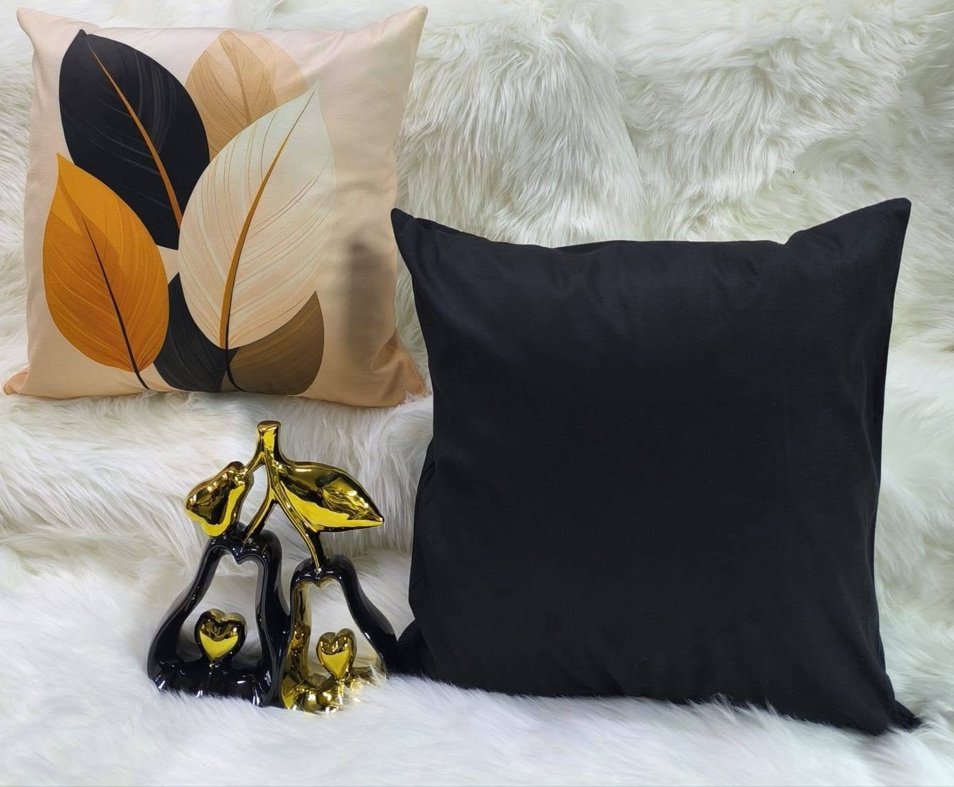 Decorative Throw Pillow Cases Only 3Pcs