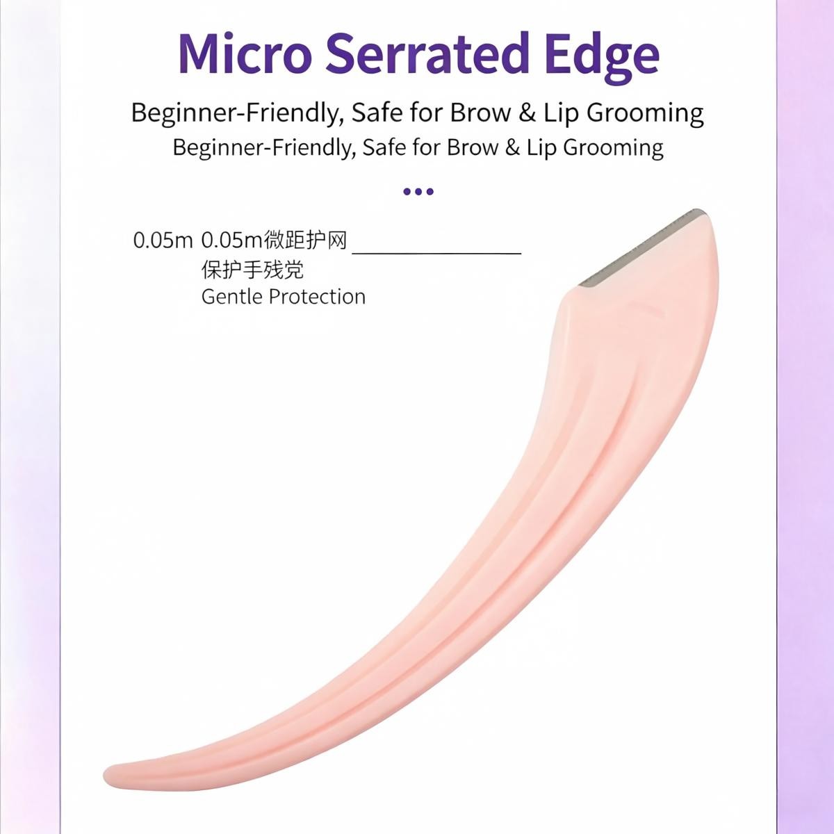 3pcs/4pcs Pink Eco-friendly Personal Care Beauty Makeup Kit Slanted Tip Tweezers Stainless Steel Scissor Razor for Eyebrow Grooming view 4