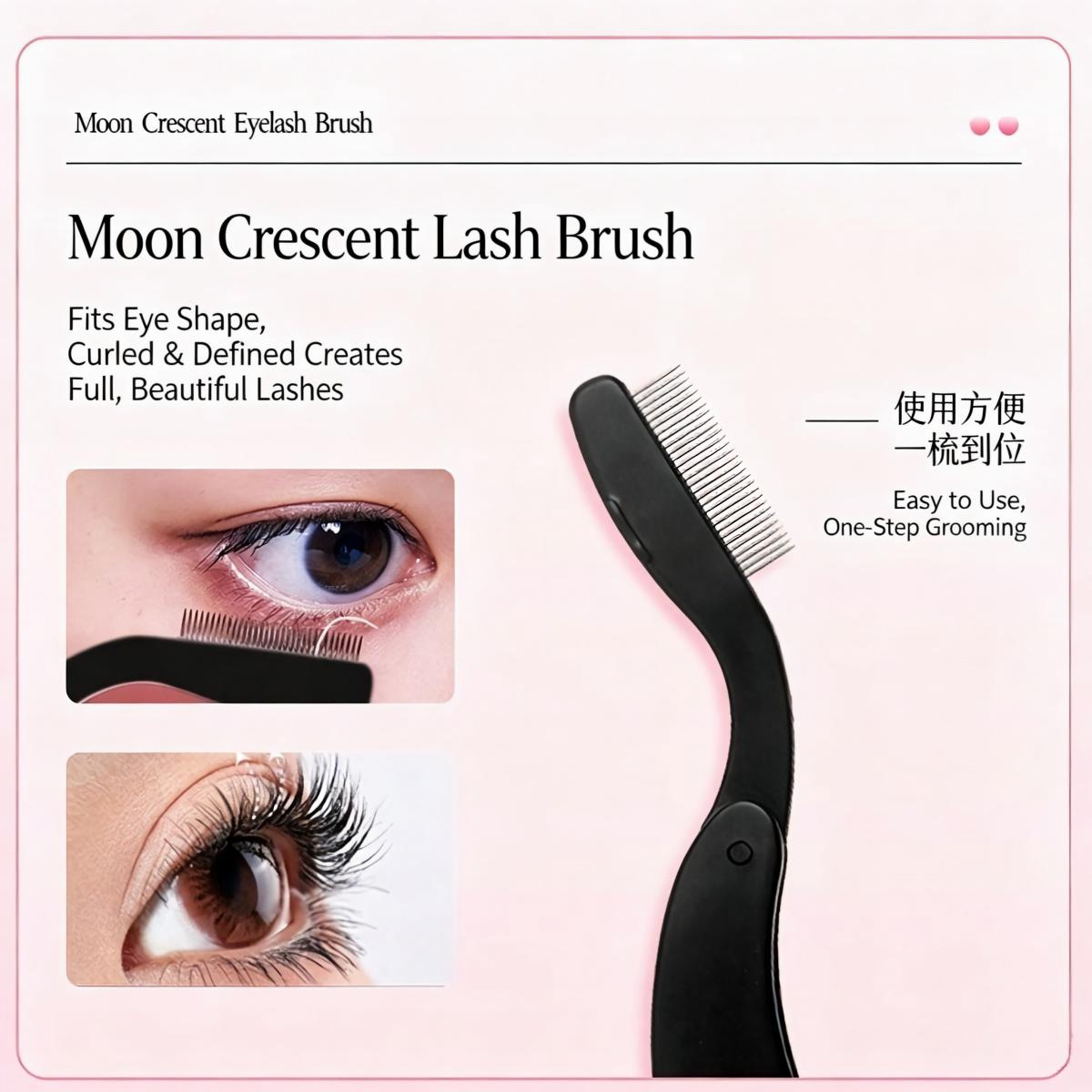 New Arrival Black Head Eyelashes Curler Black Eyelash Kit with Brush view 6