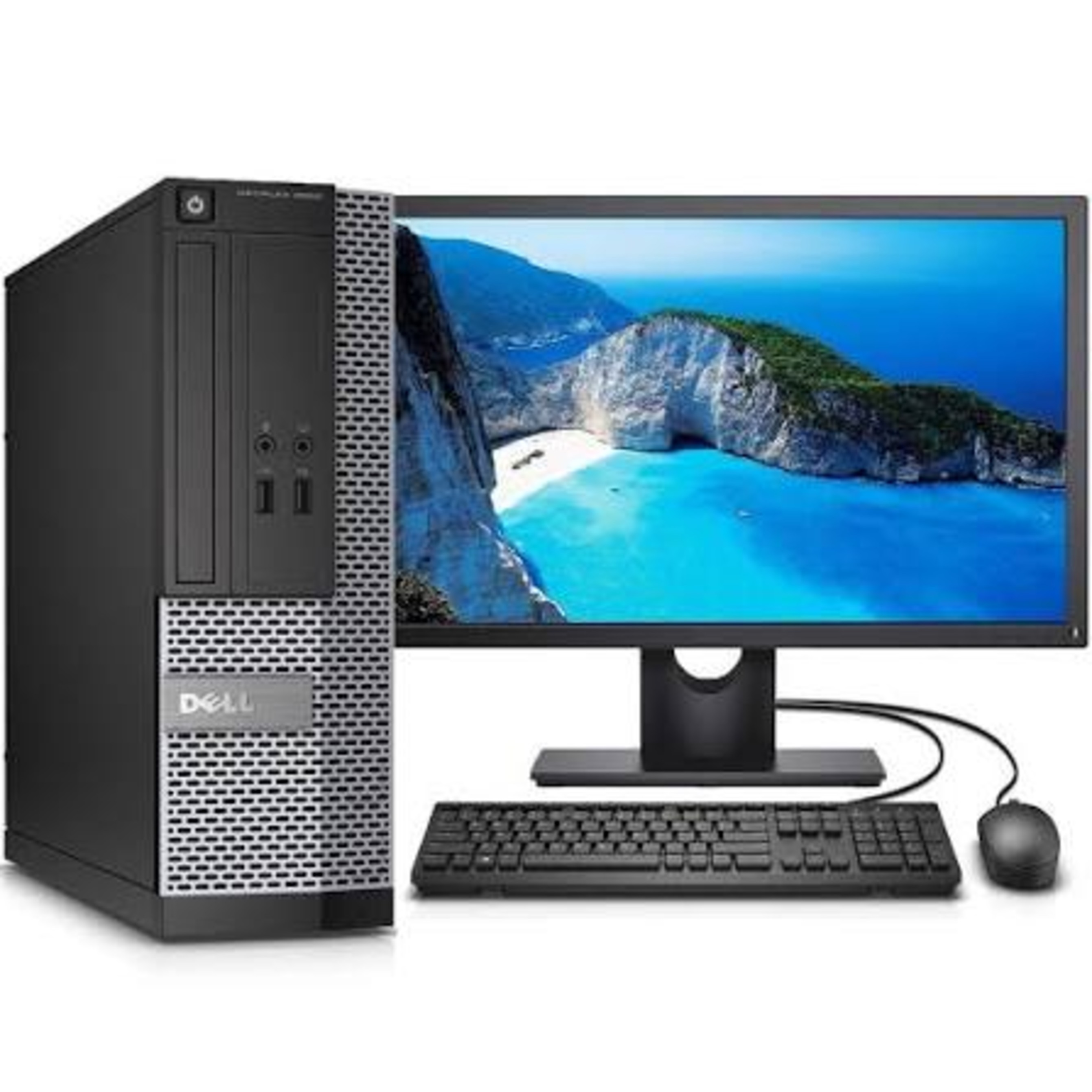 DELL OPTIPLEX 7010/790 COI5,8GBRAM,128GB SDD,500GB HDD,19" MONITOR,KEYBOARD,MOUSE COMPLETE SET SUITABLE FOR BUSINESS,OFFICE AND HOME