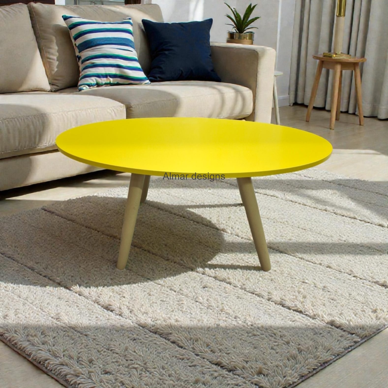 Shee Nordic Oval Coffee Table Elegant Modern Design With Premium Finish, Stylish Living Room Centerpiece & Confident Home Décor