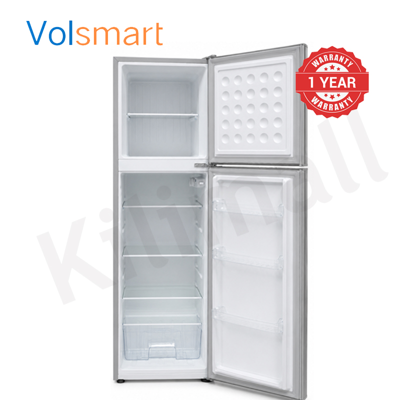Volsmart 210L Fridge Freezer VL-BCD210 Energy Saving Double Doors Refrigerator