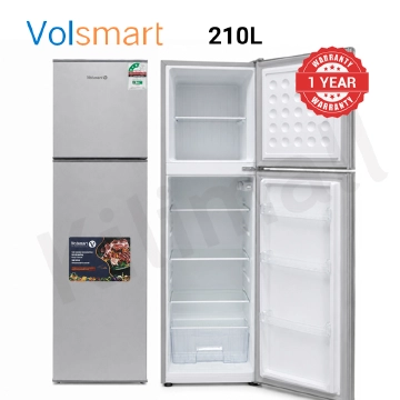 Volsmart 210L Double Door Fridge
