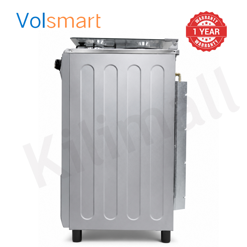 Volsmart 3 Gas + 1 Electric 4 Burners Top & Bottom Heating Automatic Lgnition GVS-581 Free Standing Gas Cooker Cooking Range with 60L Oven