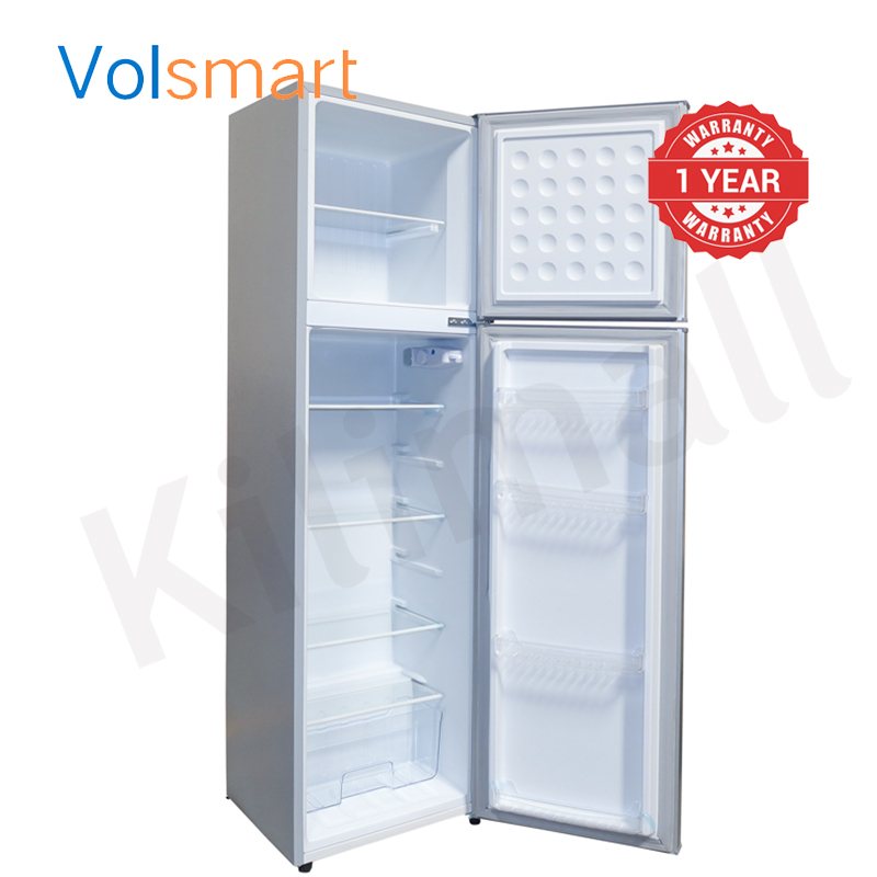 Volsmart 210L Fridge Freezer VL-BCD210 Energy Saving Double Doors Refrigerator