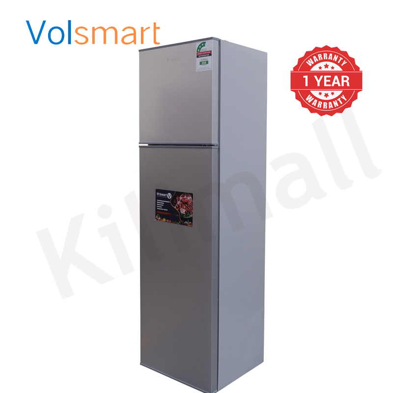 Volsmart 210L Fridge Freezer VL-BCD210 Energy Saving Double Doors Refrigerator
