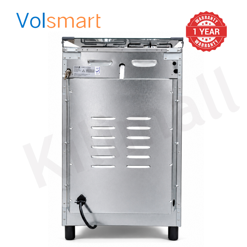 Volsmart 3 Gas + 1 Electric 4 Burners Top & Bottom Heating Automatic Lgnition GVS-581 Free Standing Gas Cooker Cooking Range with 60L Oven