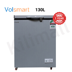 Volsmart 130L Vertical Chest Freezer VL-BD130 Single Flip Drain Freezer Energy-saving Freezer Fast Cooling Refrigerator