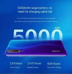 Refurbished Vivo Y19  Vivo  Y5S smartphone  6GB RAM + 128GB storage  5000mAh large-capacity battery  6.53-inch HD screen  16MP ultra-clear triple camera  suitable for daily use  live streaming