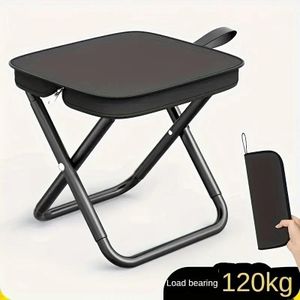 Portable Foldable stool in bag-Lightweight Camping Stool, Compact Outdoor Foldable Seat For Fishing, Hiking, Picnic