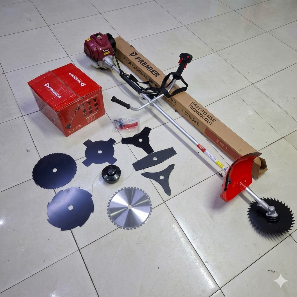 Premier 4-Stroke 9-in-1 Brush Cutter – Multifunction