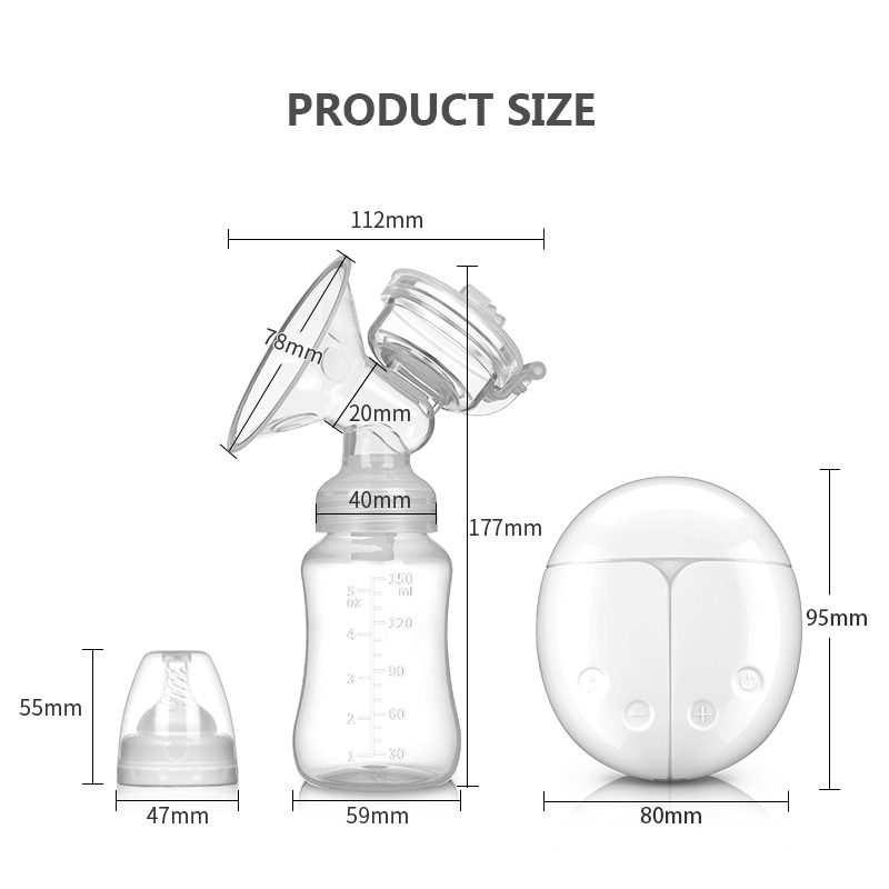 BPA FREE Double Electric Breast Pump Pain Free High Quality Comfortable Spill-Proof Mom's Helper Food Grade Electric Breast Pump