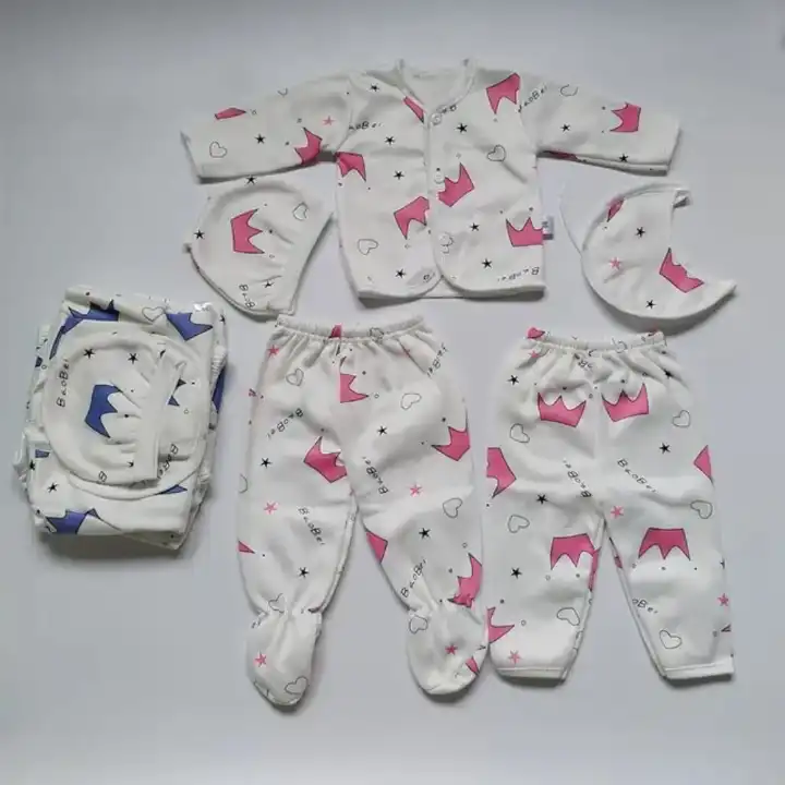 5Pcs Newborn Warm Fleece Receiving Set | Baby Clothing & Blanket Essentials for Infants | Soft, Cozy & Durable Winter Baby Gift Set for Boys & Girls – Perfect Newborn Outfit