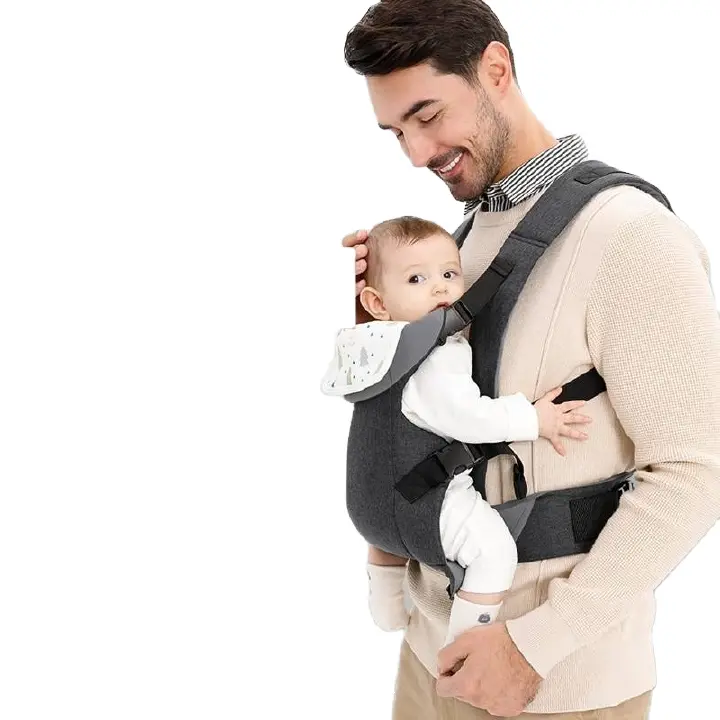Infantino Flip Advanced 4-in-1 Baby Carrier – Ergonomic Adjustable Front & Back Carrier for Newborns & Toddlers, Soft, Breathable & Comfortable