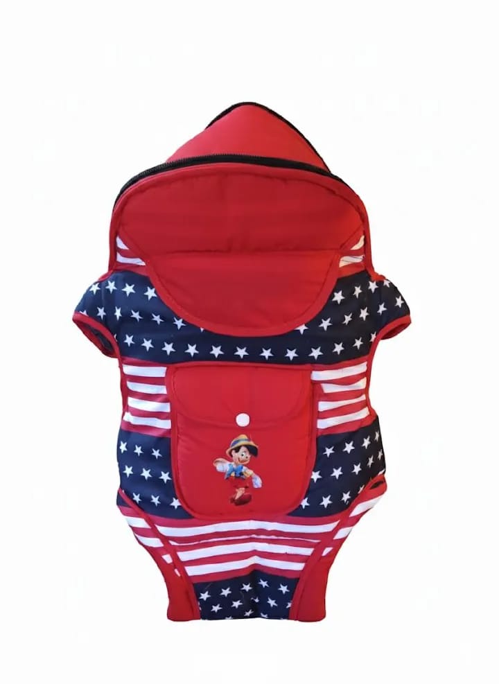 Premium 3-in-1 Ergonomic Baby Carrier – Stylish Tribal Print & Padded Comfort – Pinocchio Edition/Adjustable Comfort for Newborns to Toddlers