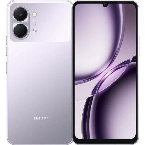 Tecno Pop 20 Phone, 4GB RAM, 64GB Storage, Purple, Android Smartphone, 6.75" 120Hz Display, 5000mAh Battery, Dual SIM, 4G LTE, Refurbished by Badili, 1-Year Warranty