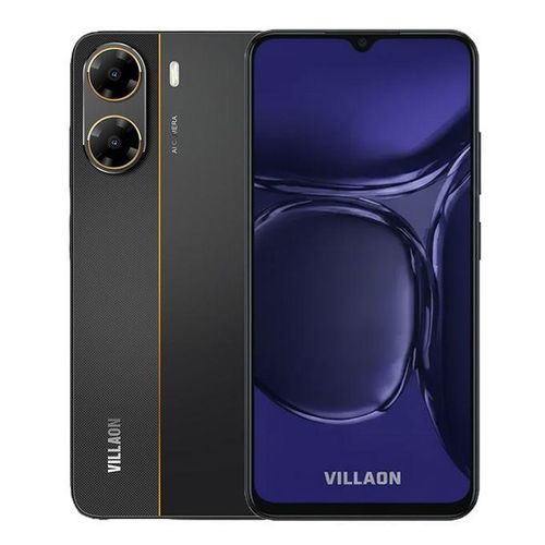 Villaon V50S 4GB/64GB – Black, 6.52" HD+ Display, 8MP Camera, 4000mAh Battery, 4G Dual SIM, Refurbished by Badili, 12-Month Warranty