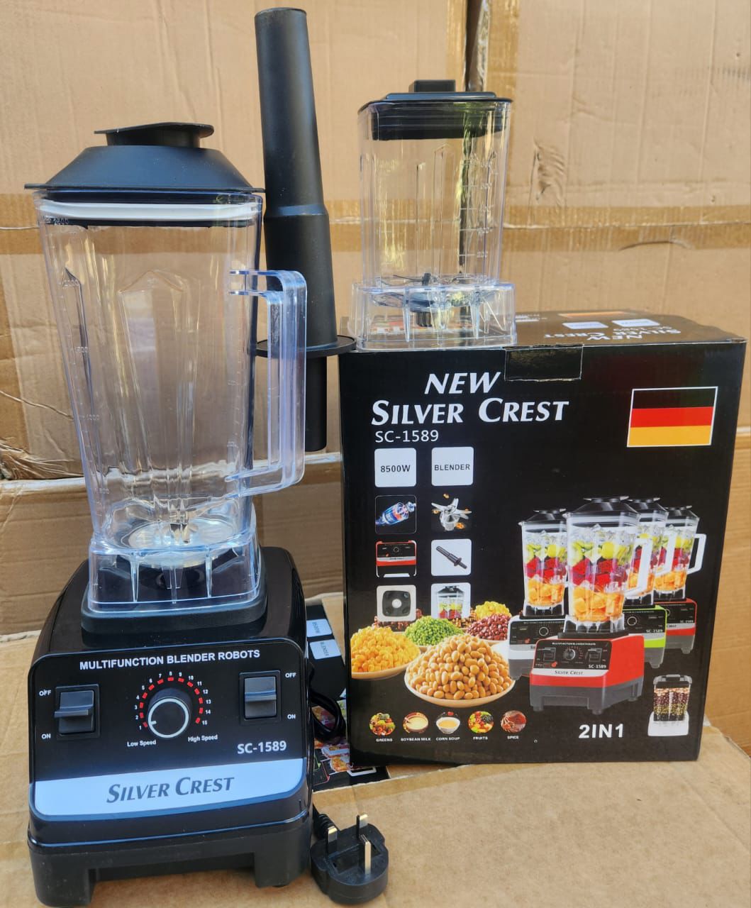 ⏰ TIME LIMITED OFFER ⏰ - A 1 pc 8500 Watts Silver crest commercial blender 8500 watts at affordable price and of very high quality