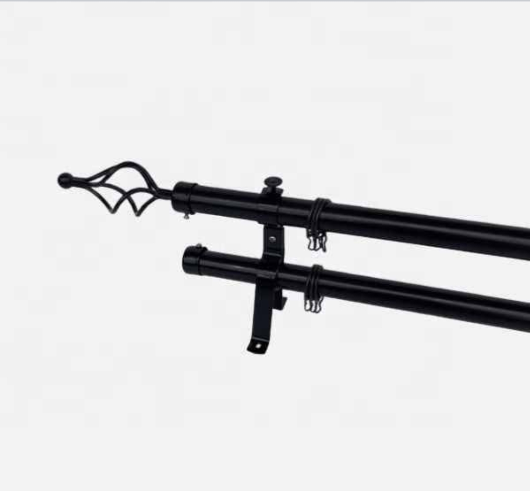 ⭐ MEGA OFFER ⭐ - A 1 pc 3 metres 🎙️🎙️ Brass finished double rod at affordable price and of very high quality