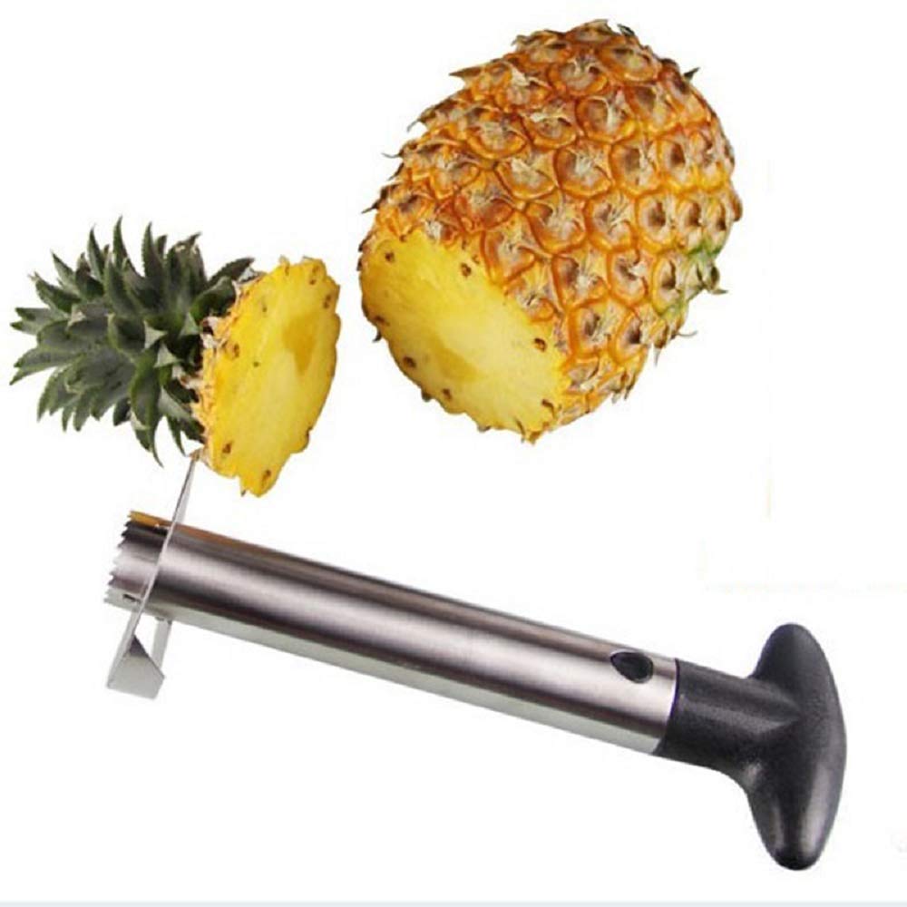 Stainless Steel Pineapple Corer / Slicer / Peeler / Cutter - Easy To Use Kitchen Tool With  Handle, Effortlessly Prepare Pineapple And More Fruits