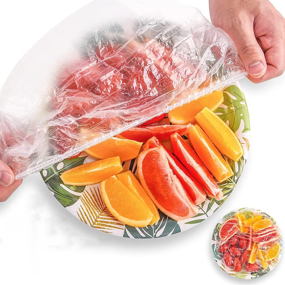 Fresh Keeping Bags 100PCS, Reusable Elastic Sealed Food Storage Covers, Sealing Stretchable Food Covers dust cover, Universal Kitchen Wrap Seal Caps