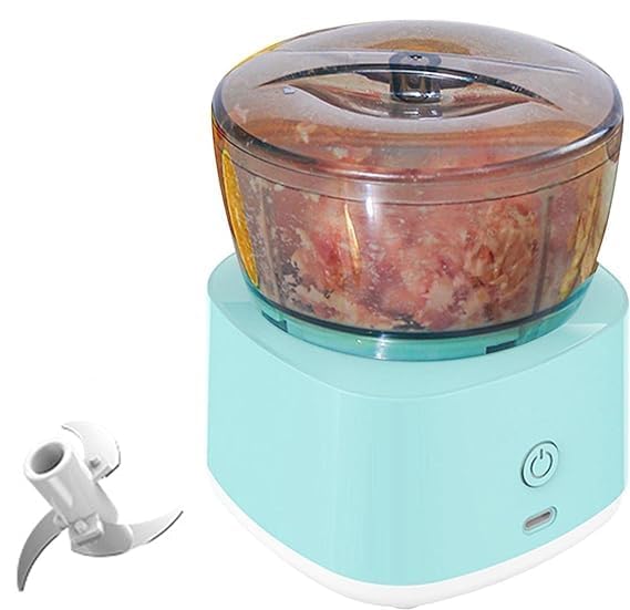 2 in1 Electric Vegetable Chopper, USB Rechargeable Mini Food Processor , Cordless Food Chopper for Garlic, Onion, Ginger, Vegetables, Nuts & Food
