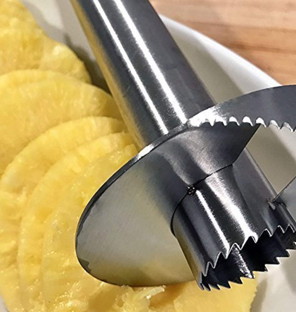 Stainless Steel Pineapple Corer / Slicer / Peeler / Cutter - Easy To Use Kitchen Tool With  Handle, Effortlessly Prepare Pineapple And More Fruits