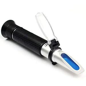 Alcohol Refractometer Liquor Concentration Tester With ATC 0~80% VOL Volume, Optical Handheld Meter For Distilled Beverages Making Homebrew Spirits, Whiskey, Brandy, Vodka, Gin V/v