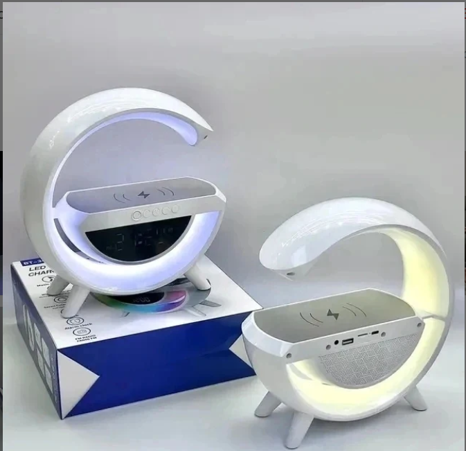 FACTORY Price BEST Portable & Rechargeable Bluetooth Speaker with Decor Lamp of 7 Coloured Light changes, High quality sound, Display Clock &Alarm Clock, Indoor & Outdoor Decoration, Camping equipment