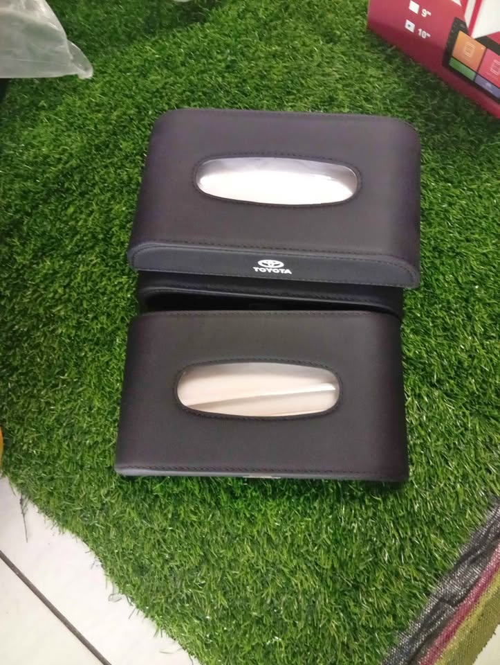 High Quality car tissue/serviette holder Car Armrest / Dashboard  Leather Tissue Box Holder Car Center Console / Dashboard Leather Serviettes Holder Automotive Center Console Tissue Box Universal for