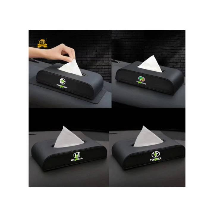 High Quality car tissue/serviette holder Car Armrest / Dashboard  Leather Tissue Box Holder Car Center Console / Dashboard Leather Serviettes Holder Automotive Center Console Tissue Box Universal for