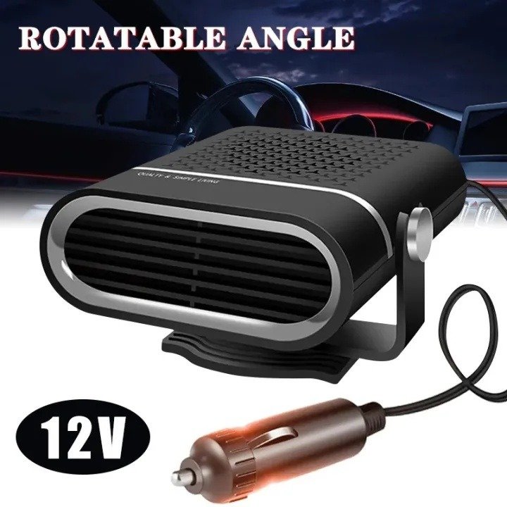 150W 12V Portable Car Heater Defroster Demister Windscreen Fan