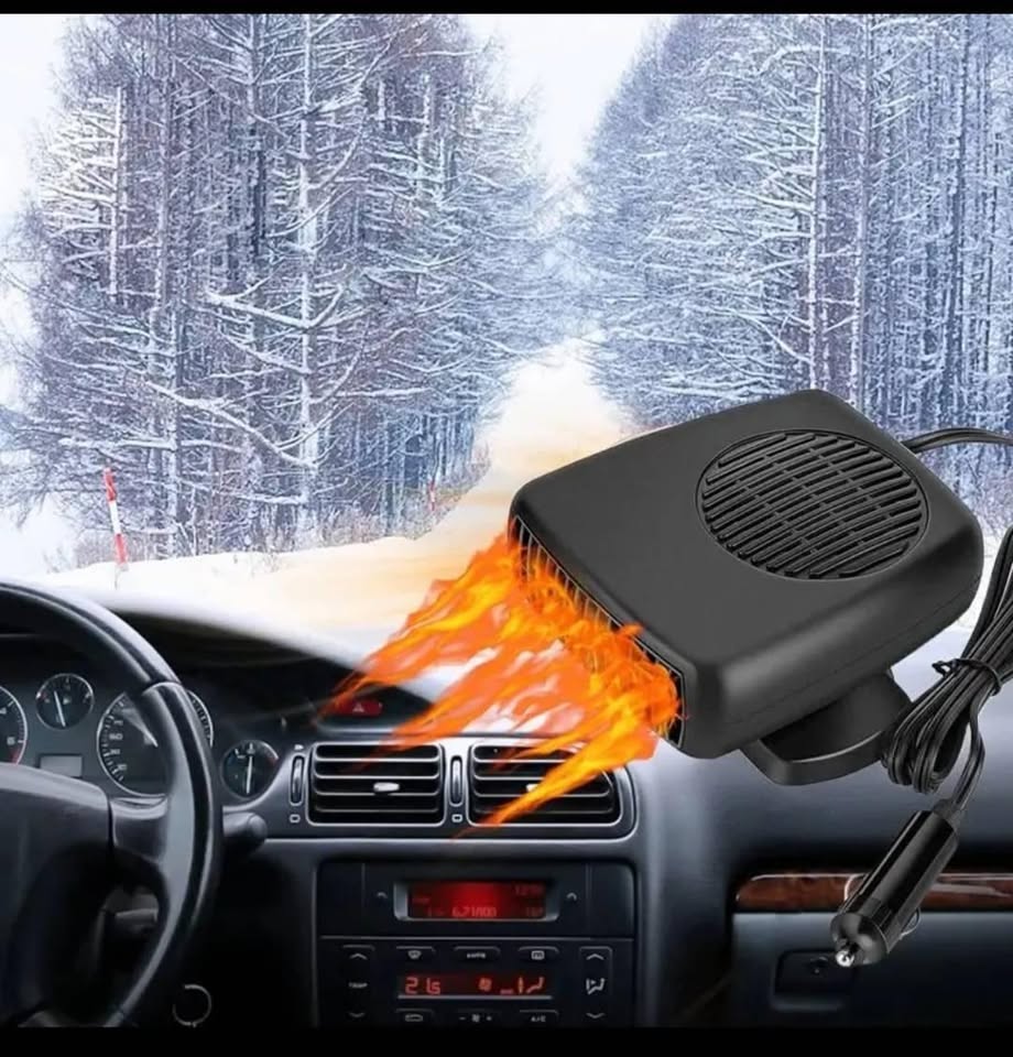 150W 12V Portable Car Heater Defroster Demister Windscreen Fan