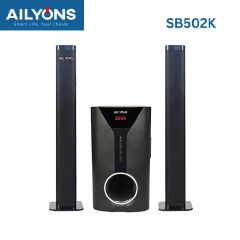 CLEARANCE OFFER AILYONS SB502K 2.1 CH Subwoofer / Sound Bar Multimedia Speaker System, BT/USB/SD/FM -