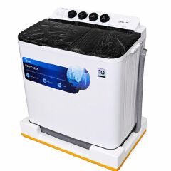 PROMOTION PRICE ! Midea 10kg Twin Tub Washing Machine Semi-Automatic Wash & Spin. Its semi-automatic twin tub design allows you to wash clothes in one tub and spin-dry them in the other.