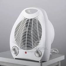 EM Electric Fan Heater Portable Electric Room Heater / Warmer Fan – ElectroMate, Automatic Temperature Control, Fast Heating Indoor Space Warmer for Home, Bedroom & Office Use