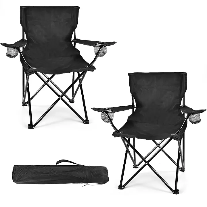 Fashionable Strong Foldable & Portable Camping Chairs – Durable Outdoor Seating for Camping, Travel, Beach, Picnic & Outdoor Events