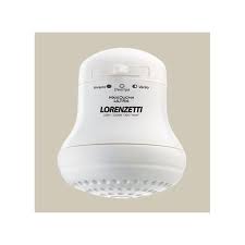 Lorenzetti Instant Shower Head Electric Water Heater, Energy Efficient Instant Bathroom Shower System with Fast Heating Technology, Safe Thermostat Control, High Pressure Water Flow for Comfortable Ho