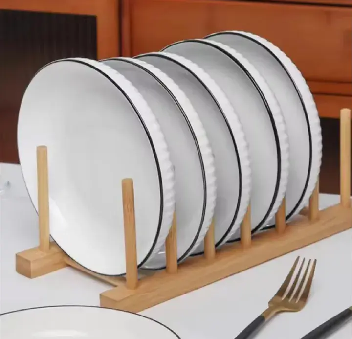 Japanese 8" Big Dinner Plates (6pcs) – Premium Quality Ceramic Plate Set for Elegant Dining, Durable Use for Home, Restaurants & Gift Purpose