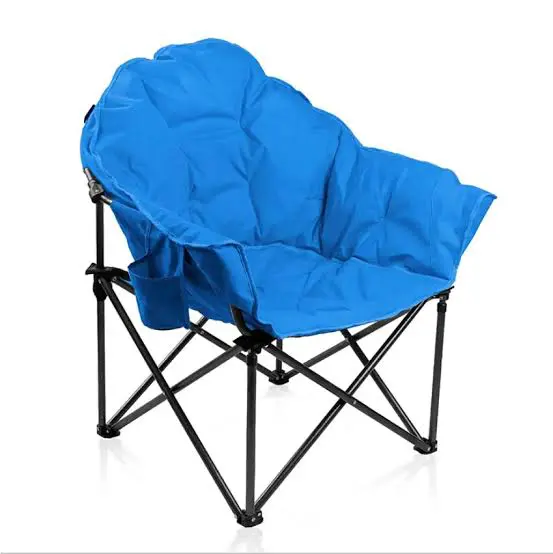 Camping Chairs Foldable & Portable – Sky Blue, Jungle Green & Black, Heavy-Duty Outdoor Folding Chair Supports Up to 150kg, Lightweight Travel Chair for Camping, Beach & Picnic