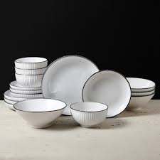 Amazing Combo  – 18-Piece Japanese Ceramic Dinner Set | 6 Dinner Plates, 6 Side Plates & 6 Bowls | High-Quality Durable & Elegant Chip-Resistant Tableware