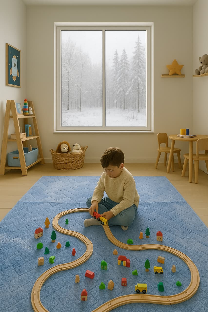 Soft Carpet 5×8 ft – Plush Comfortable Area Rug, Fluffy Floor Mat for Living Room, Bedroom & Home Décor, Durable Non-Slip Indoor Carpet for Cozy Modern Spaces