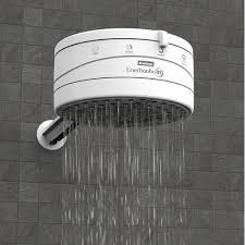 4T Instant Shower Head for Borehole, Hard Salty & Fresh Soft Water Electric Instant Water Heater Shower Head, Multi-Temperature Control Bathroom Shower System, Fast Heating Energy Efficient Shower for