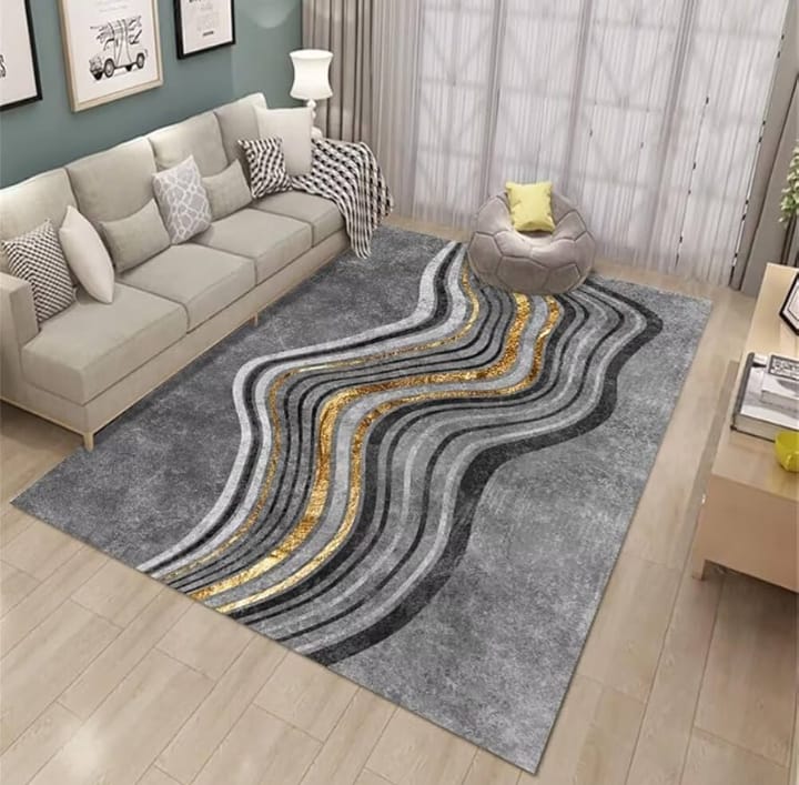 3D Quality Carpet 7x10 ft Large Area Rug – Premium Soft Plush Floor Carpet for Living Room, Bedroom, Office Décor, Durable, Stylish and Easy to Maintain