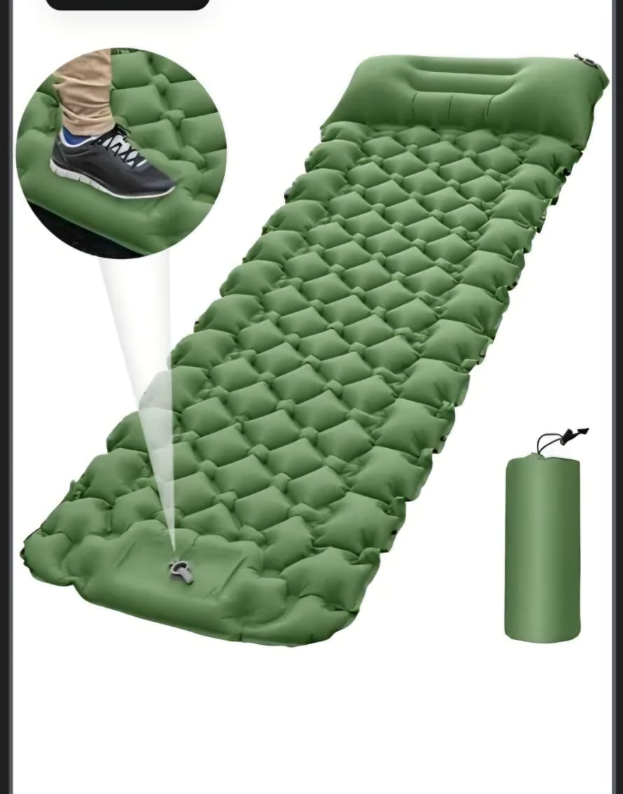 Self-Inflating Sleeping Mat 75×235cm – Extra Long Waterproof Camping Mattress, Portable Outdoor Sleeping Pad for Camping, Hiking, Travel and Tent Comfort