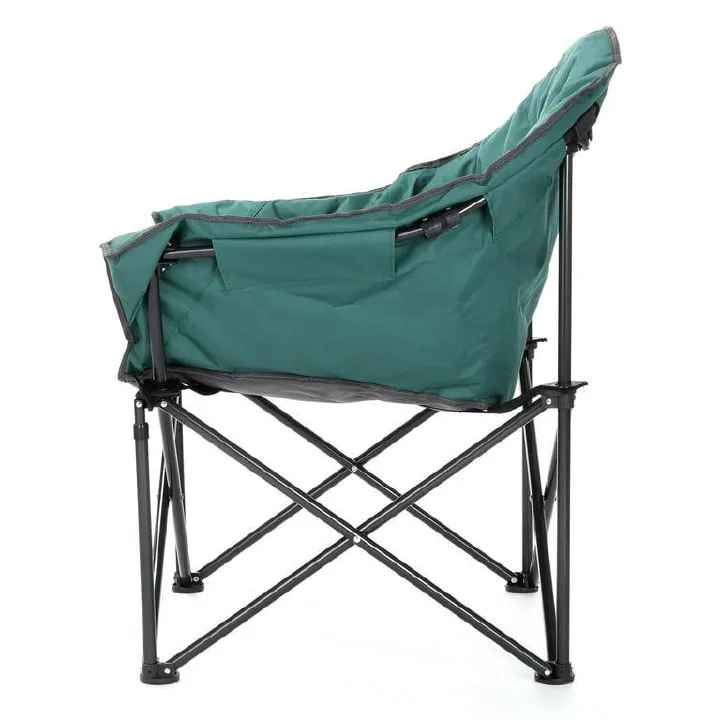 Camping Chairs Foldable & Portable – Sky Blue, Jungle Green & Black, Heavy-Duty Outdoor Folding Chair Supports Up to 150kg, Lightweight Travel Chair for Camping, Beach & Picnic