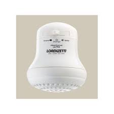 Lorenzetti Instant Shower Head Electric Water Heater, Energy Efficient Instant Bathroom Shower System with Fast Heating Technology, Safe Thermostat Control, High Pressure Water Flow for Comfortable Ho